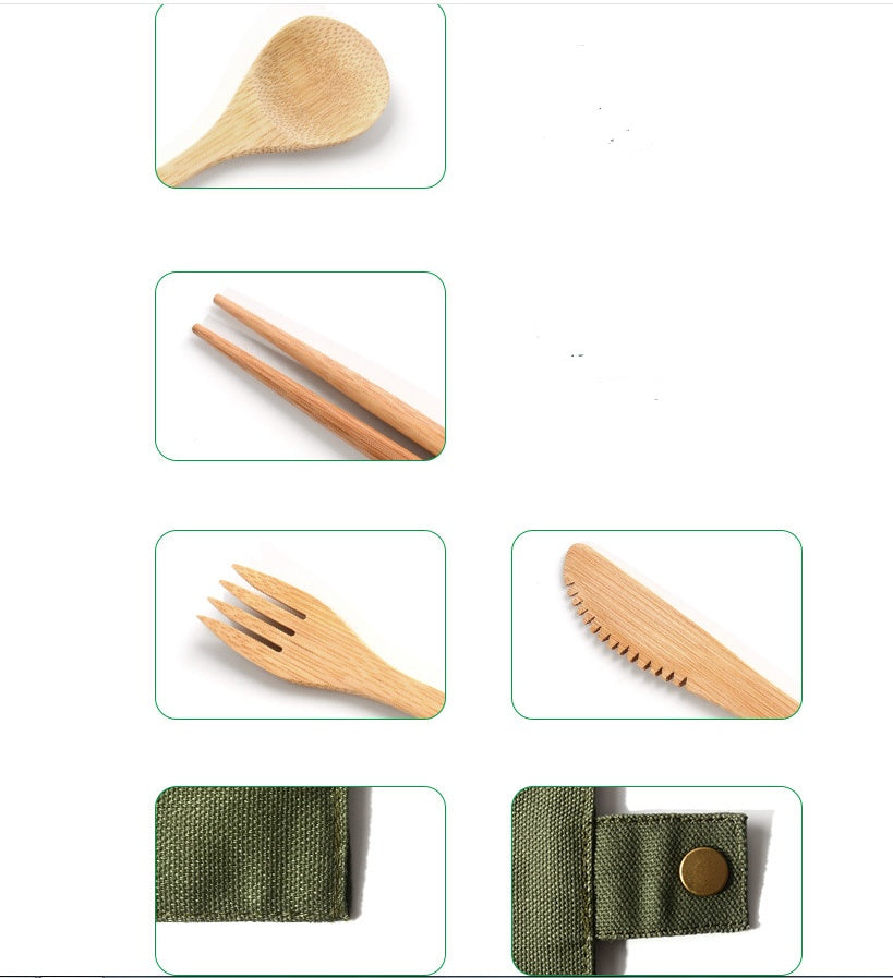 Eco Bamboo Utensil Kit