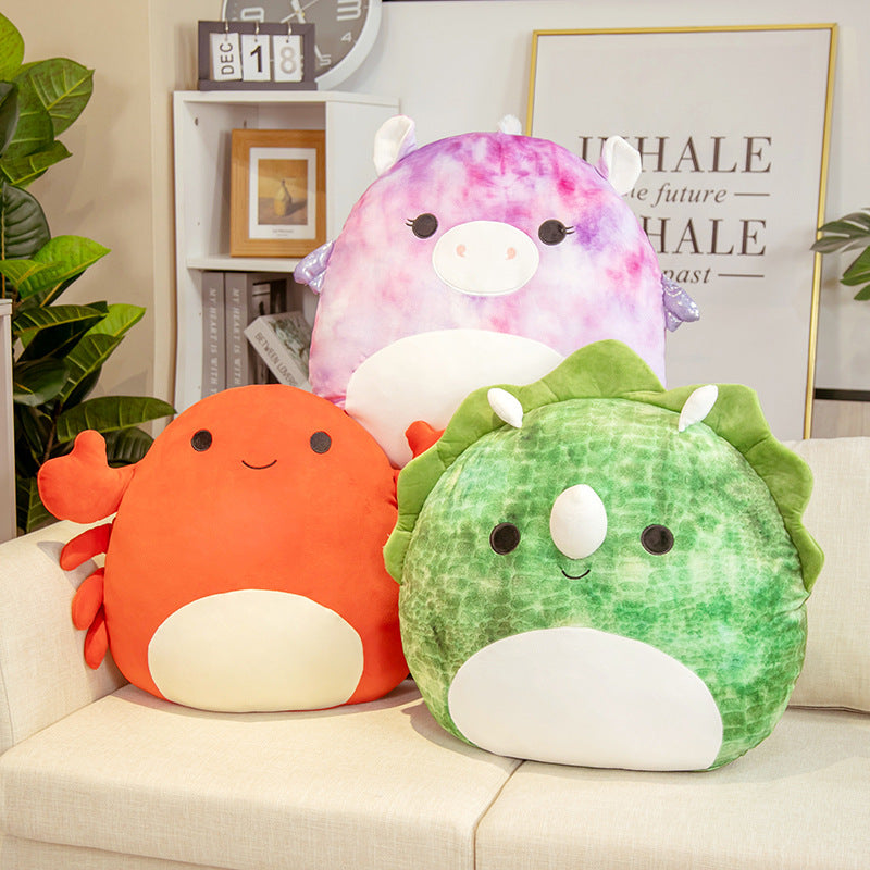 Puffy Animal Hug Pillow