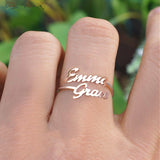Custom Couple Promise Ring