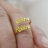 Custom Couple Promise Ring